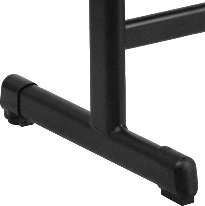 Flash Furniture Billie Student Desks with Grey Tops and Adjustable Height Black Pedestal Frames, Set of 10