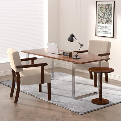 FAGAGA Accent Chair, Cat-Scratch Velvet Living Room Chairs Oversize with Soft Seat and Armrests for Dinning Room Bedroom Reading Room Waiting Room