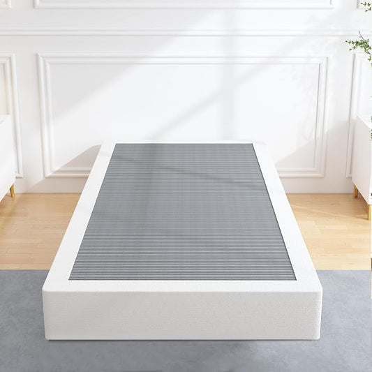 ALDRICH Twin XL Box Spring 9 Inch, 1500lbs Heavy Duty Metal Frame Mattress Foundation, Non-Slip/No Noise/Easy Assembly/Easy Clean Cover