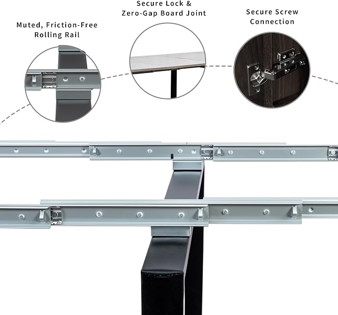 Extendable Dining Table with Built-in Power Outlet, 118” Expandable Dining Table for 11, Storage Cabinet Console Table, Modern Dining Room Furniture Gray