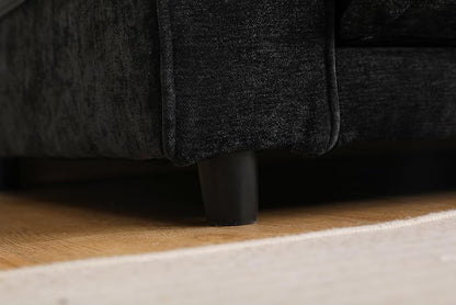 ERYE Foldable Loveseat Sofa Convertible Pull Out Sleeper Sofabed,2 Seat Tufted Upholstered Sofa Modern Convertible Sleeper Couch Bed with Cupholders and Side Pockets