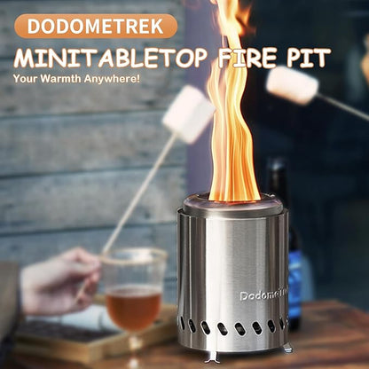 Tabel Top Fire Pit Mini, Portable Firepit Outdoor, 8.7 Inch Tabletop Firepit Inky