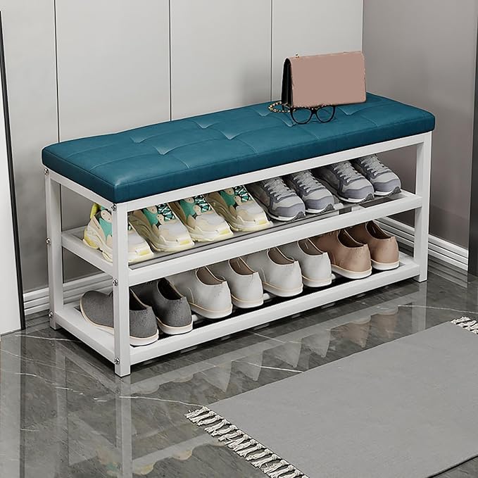 Modern Wooden Shoe Storage Bench Compact Design for Hallway & Living Room Versatile Organizer for Entryway & Nursery Stylish & Functional Furniture