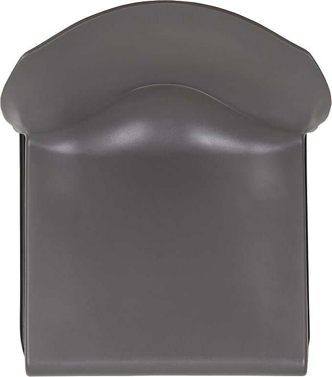 Flash Furniture Hercules Series Contoured Stacking Chairs for Waiting Rooms and Offices, Ergonomic Lobby Chairs with Curved Back, Set of 5, Gray
