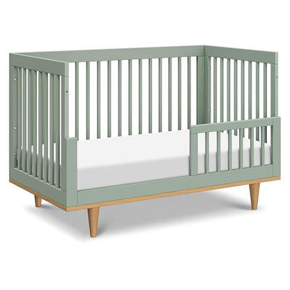 Davinci Marley 3-in-1 Convertible Baby Crib, Light Sage | GREENGUARD Gold Certified, FSC Certified, Converts to Toddler Bed & Daybed, 4 Adjustable Mattress Heights - Easy Assembly