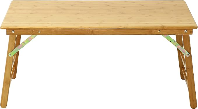 UNICOO - Bamboo Rectangular Folding Table Children's Art Craft Study Activity Table, Picnic Table, and Entertainment Table. (Table Only)