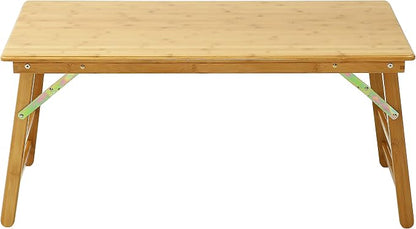 UNICOO - Bamboo Rectangular Folding Table Children's Art Craft Study Activity Table, Picnic Table, and Entertainment Table. (Table Only)