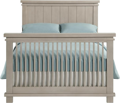 Soho Baby Hampton Crib to Full-Size Bed Conversion Kit, Smooth Stone Wash, GreenGuard Gold Certified