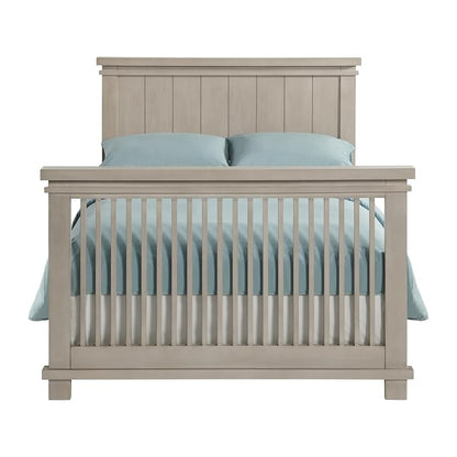 Soho Baby Chandler Crib to Full-Size Bed Conversion Kit, Stone Wash, GreenGuard Gold Certified
