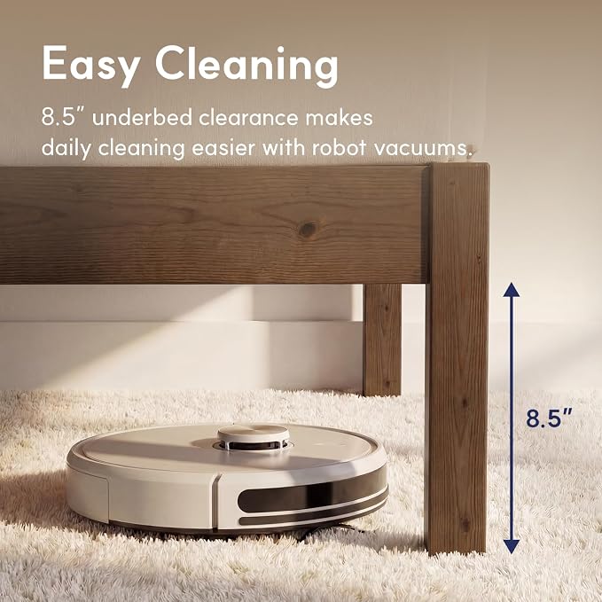 LIFEMENT Twin Bed Frame Classic Wood Platform, Noise Free, Under Bed Storage, No Box Spring Needed, Easy Assembly, Espresso