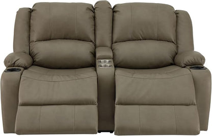 RecPro Charles 64" RV Wall Hugger Reclining Sofa | Putty