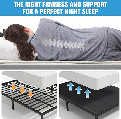 Bunkie Board Full Size (54x75''), 10mm Bed Boards for Under Mattress, Breathable, Noise Minimizing, Moisture Resistant Bunkieboards, Heavy Duty Bed Support Board for Platform & Slatted Frames