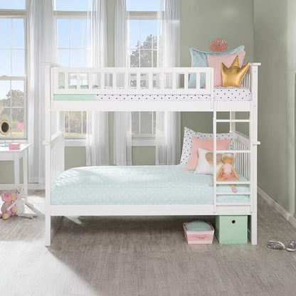 AFI, Columbia Bunk Bed Twin Over Twin, White