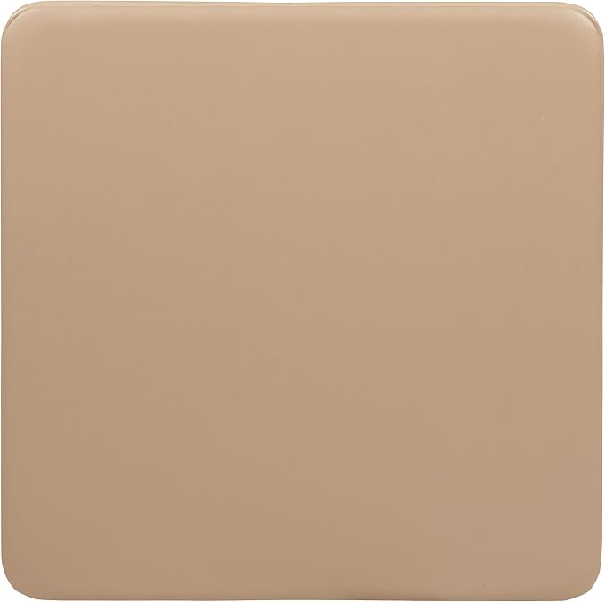 Flash Furniture Mindy Kids Tan Folding Table with Padded Top and Powder Coated Locking Legs