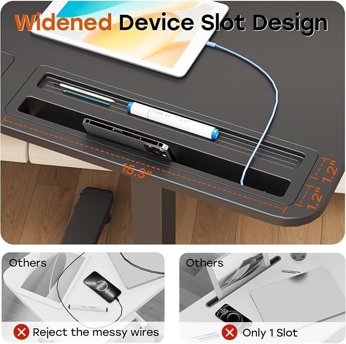Small Mobile Standing Desk with Drawer, 23.6"x19.7" Rolling Laptop Cart on Wheels, Height Adjustable Sit Stand Computer Workstation with Storage for Compact Space, Black
