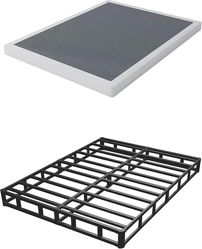 Vaciwe 6 Inch Full Box Spring and Cover Set, Box Springs Full Size, Heavy Duty Mattress Foundation, Easy Clean Cover, Simple Assembly