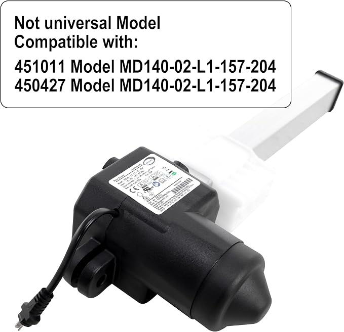 Fromann Limoss 451011 Motor (MD140-02-L1-157-204) Actuator Replacement Kit with Power Supply, Cables and Switch Control for Recliner Sofa Chair