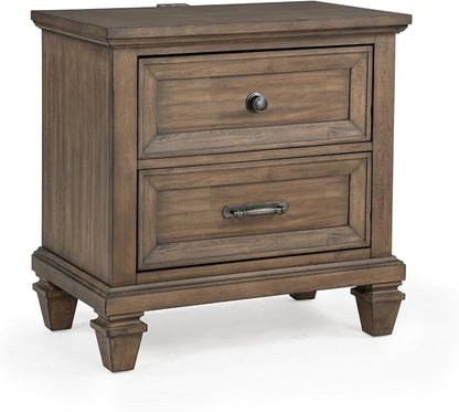New Classic Furniture Mariana 5-Piece Wood King Bedroom Set, Vintage Mocha