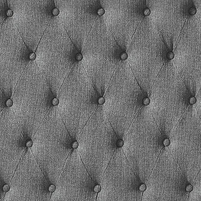 24KF Upholstered Tufted Button Linen Fabric Headboard,Comfortable Fashional Headboard Queen/Full Size,Granite