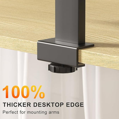 WALKINGDESK 40x24 Inches Whole Piece Electric Standing Desk, Seamless One Piece Height Adjustable Sit to Stand up Desk for Home Office, Ergonomic Computer Workstation, Oak