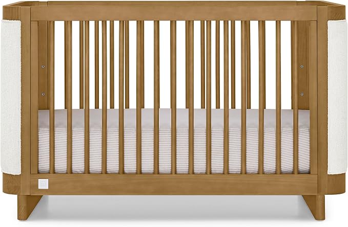 Delta Children babyGap Callie 4-in-1 Upholstered Crib (Acorn/White Boucle)