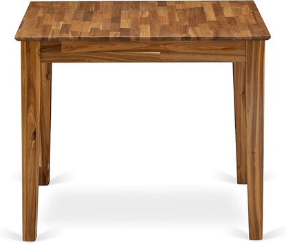 East West Furniture OXT-ANA-T Oxford Square Dining Table for Small Spaces, 36x36 Inch, Natural