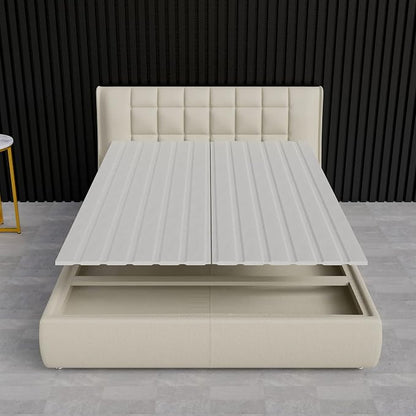 Greaton, 0.75-Inch Heavy Duty Vertical Wooden Bunkie Board/Bed Slats, Full, Grey