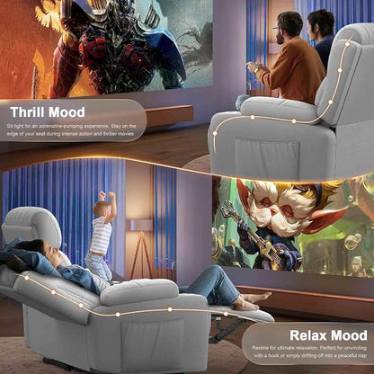 Reclining Loveseat, 55.1" RV PU Leather Wall Hugger Recliner Love Seats Sofa with Charging Station, Removable Armrest, Cup Holder, Double Recliners Couch, Manual Love Seat for Living Room