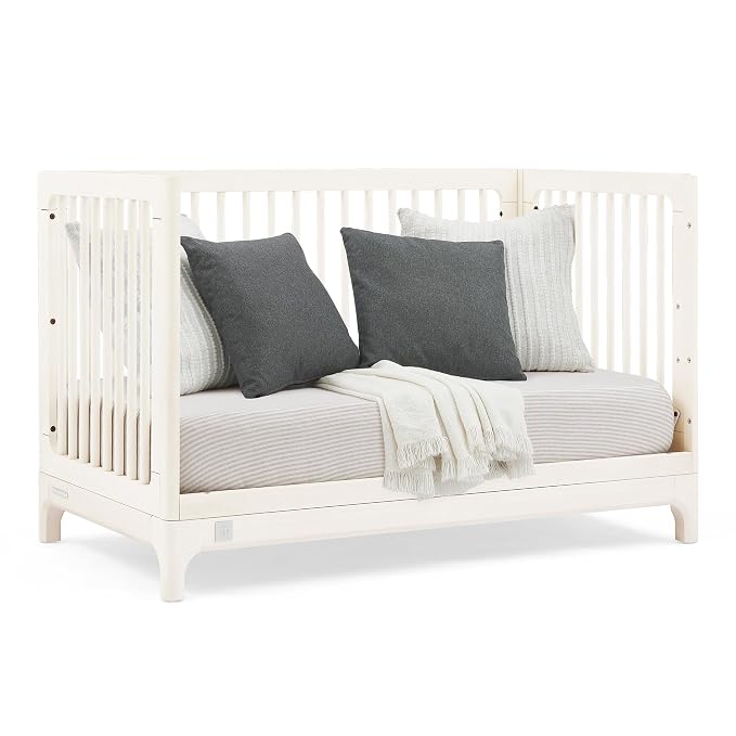 babyGap Wren 4-in-1 Convertible Crib by Delta Children - Greenguard Gold Certified, Antique White