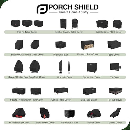 Porch Shield Fade Resistant Solo Stove Yukon Cover - Waterproof Patio Fire Pit Cover Round 28 inch Fits for Small Firepit Solo Stove Yukon