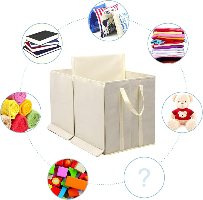 YOLOXO Toy Box Chest, Collapsible Sturdy Storage Bins with Lids, Extra Large Kids Toy Storage Organizer Boxes Bins Baskets for Kids, Boys, Girls, Nursery Room, Playroom, Closet (Pink)