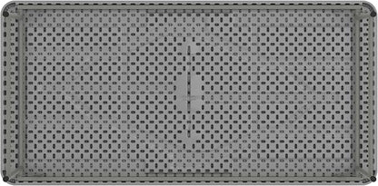 Flash Furniture Paige 4.93' Classroom Activity Table for School and Home, Heavy-Duty Rectangular Plastic Activity Table for Kids, Granite Gray