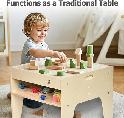 3-in-1 Versatile LED Sensory Light Table w/Storage for Kids - Preschool, Classroom & Playroom | Sensory Learning & Educational Play