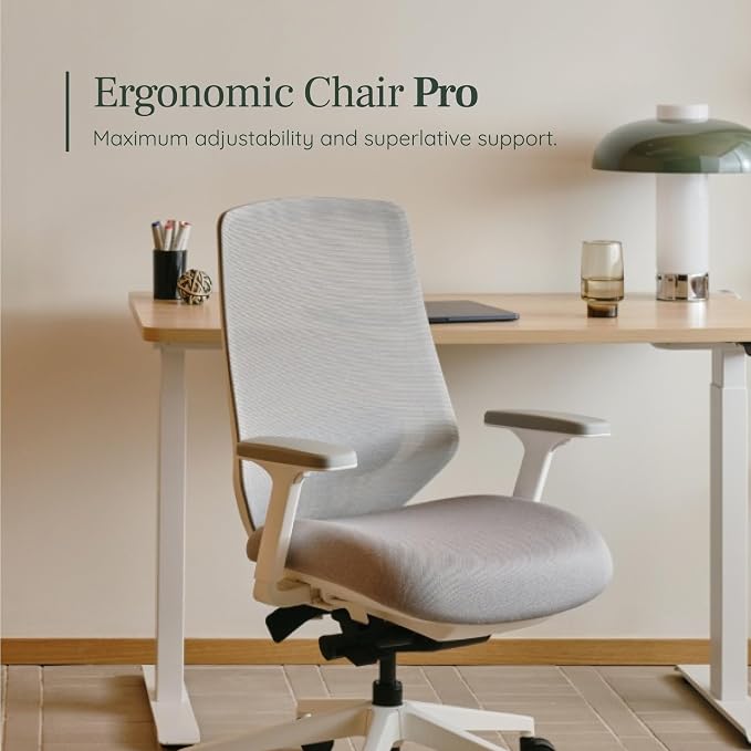 Branch Ergonomic Chair Pro - Mesh Office Chair with 14 Points of Adjustment - Height, Depth & Tilt Adjustable - 5D Armrests - Forward Tilt, Smooth Recline, and Lumbar Support - Everglade
