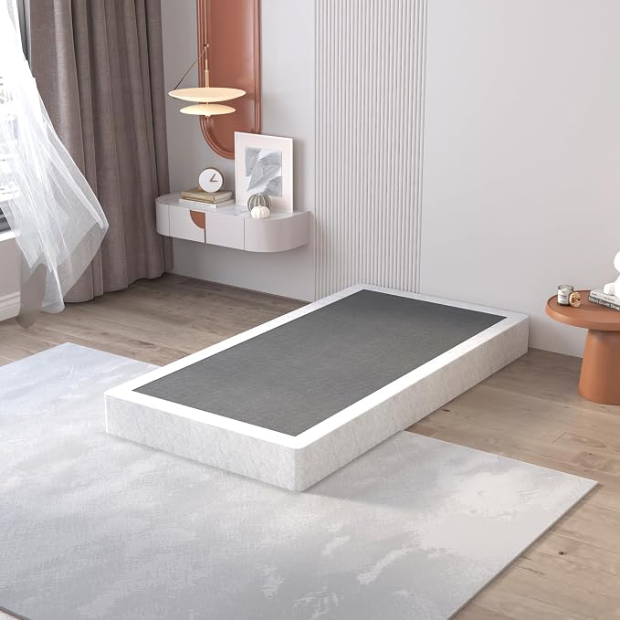OSASET Twin Box Spring, 8 Inch Metal | Heavy Duty Metal Frame, 3000lbs Support, Easy Assembly, Noise Free, Non Slip