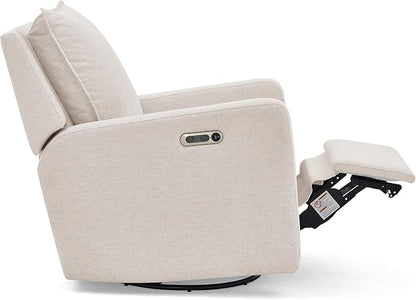 babyGap Harlowe Power Recliner with USB-A and Type-C Ports by Delta Children - Greenguard Gold Certified – Stain-Resistant Performance Fabric is Oeko-TEX Standard 100 Certified, Sand