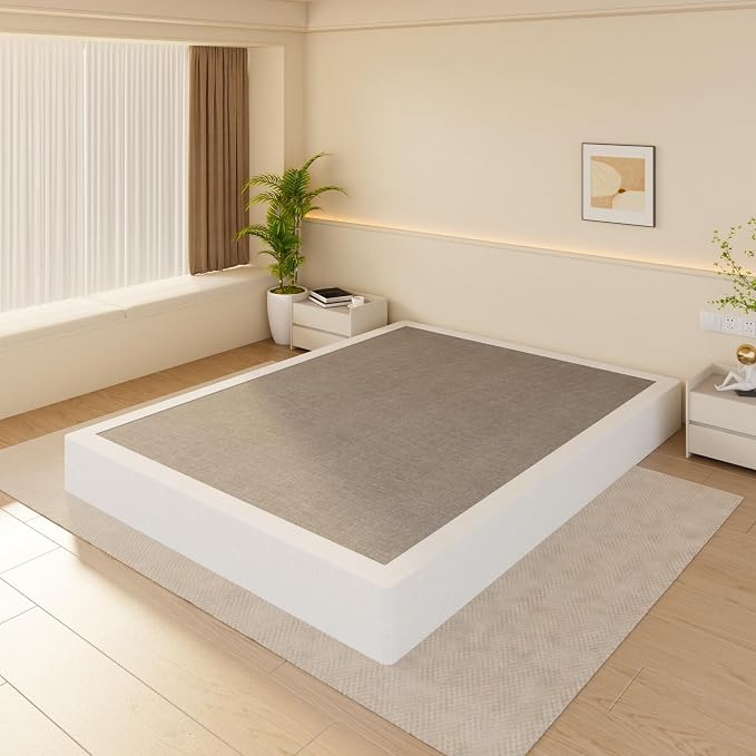 DORITRON 8 Inch Box Spring Queen Size Bed Base, 3000lbs Heavy Duty Queen Box Spring Metal Mattress Foundation, Easy Assembly, Noise Free