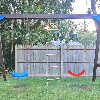 Hammock Chair Hanging Kit Swing Spring Hardware, Heavy Duty Suspension Swivel Hanger Hook for Hanging Chair, Rocking Seat, Porch Swing, Garden, 550 LB