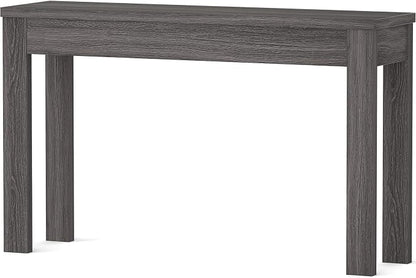 Armocity Console Table, 47" Farmhouse Wood Entryway Table, Sofa Tables Narrow Long Behind Couch, Entry Table for Entrance, Hallway, Living Room, Gray Walnut