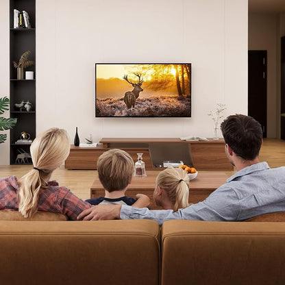 homary Media Console Walnut, Extendable TV Stands for Living Room, Minimalist Entertainment Center with 3 Drawers, Adjustable TV Stand for Up to 110 Inch TVs