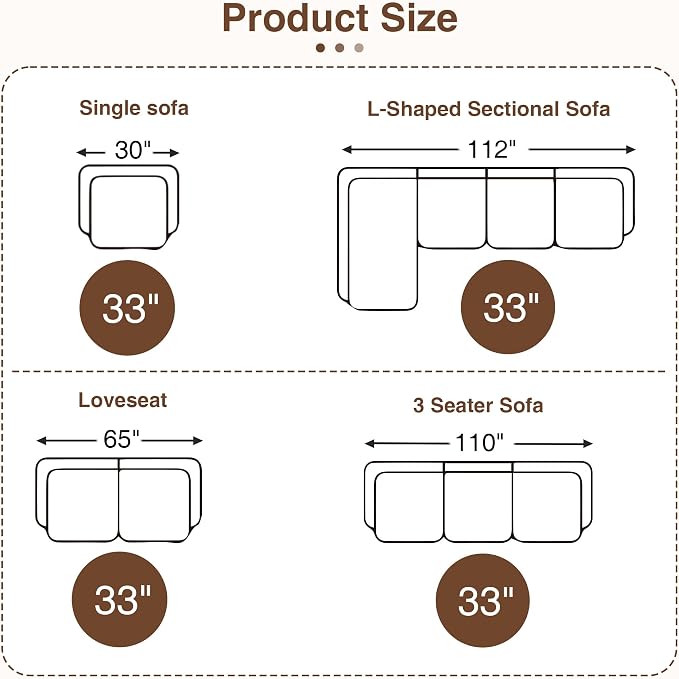 adochr Round Coffee Tables for Living Room,33’’ Storage Ottoman with Wooden Tray, Upholstered Ottoman Footrest Light Grey
