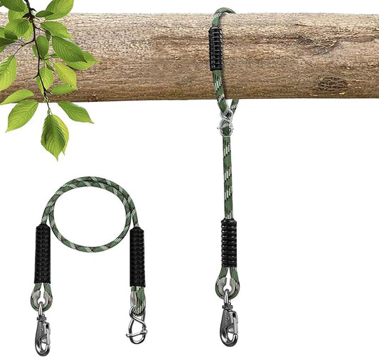 Heavy Duty Tree Swing Ropes, Hammock Hanging Chair Hanging Kit, Length Adjustable Swing Hanging Straps for Outdoor Camping Playground Set Accessories 5.6Ft(67"),
