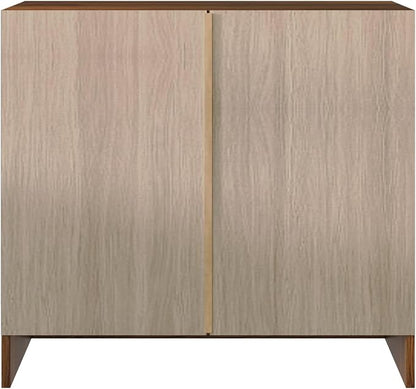 HOME DESIGN Altoona 3-Piece Bedroom Set with Dresser and Two Nightstands, Brown