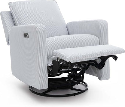 Delta Children - babyGap Harlowe Power Recliner, Sky Blue | Power Recliner with USB-A and Type-C Ports, Greenguard Gold Certified, Stain-Resistant Fabric, Oeko-TEX 100 Certified