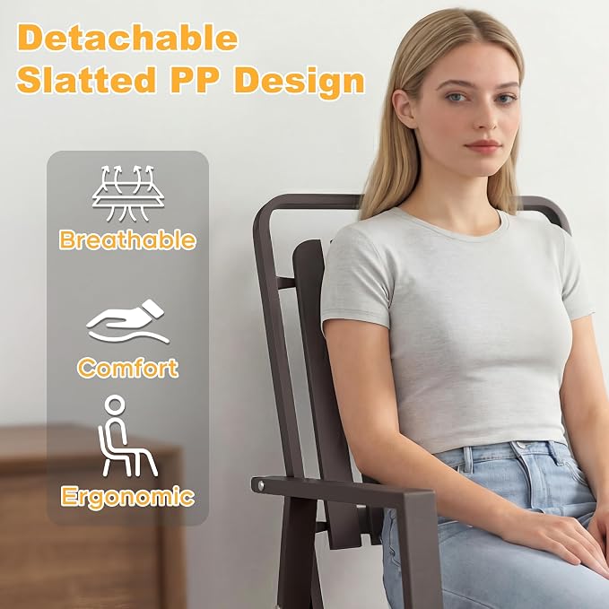Outdoor Dining Set for 6, Patio Table and Chairs Set with 1.97'' Umbrella Hole, 7pcs Patio Furniture Set 63”x37.8'' Dining Table Set for Porch Deck Backyard Pool