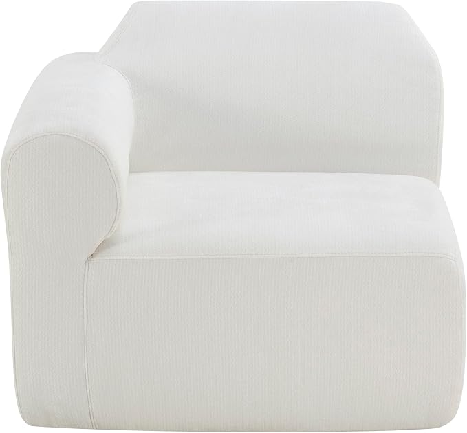 Merax Modern Curved Sectional Sofa with Ottoman, Couch 4-Piece Set High-Density Compressed Sponge, Fully Assembled, Right Hand Facing, Plush Deep Seat for Living Room, Lounge, Apartment, Beige