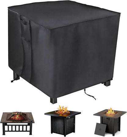 Saking Fire Pit Cover,36 Inch Firepit Covers Square Gas Fireplace Fire Pit Table Cover for Propane Fire Pit - 36 X 36 X 20 Inch