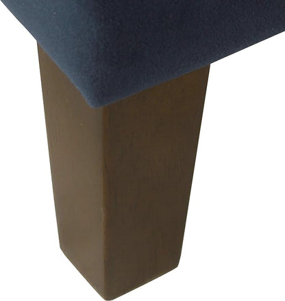 HomePop 36" Storage Ottoman Bench with Hinged Lid - Navy