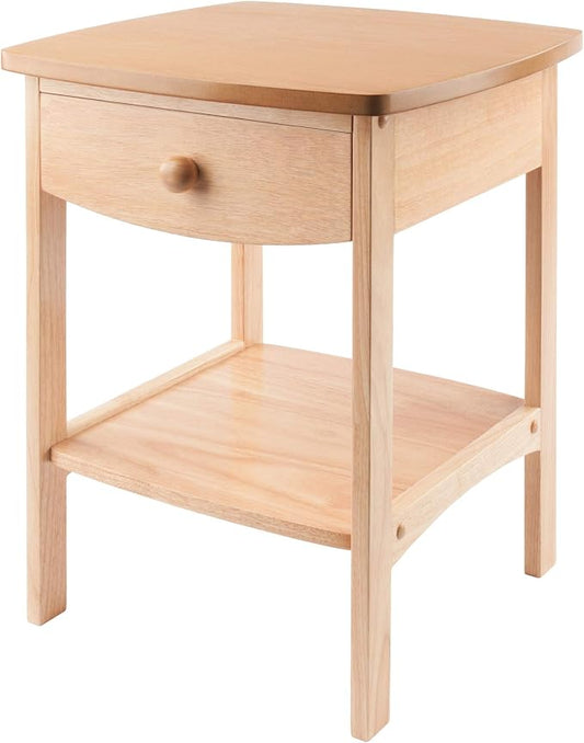 Winsome 82218 Wood Claire Accent Table, Natural 18 inches