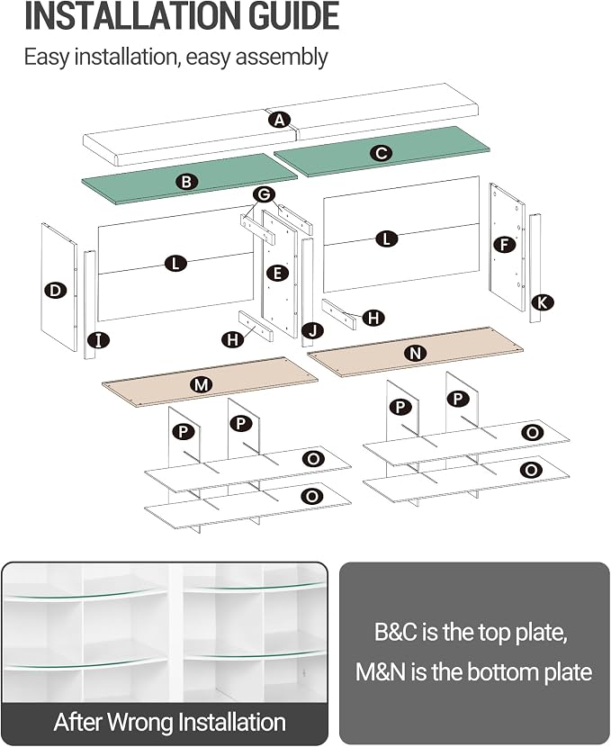 Hzuaneri Shoe Storage Bench with Cushion, Entryway Storage Bench with 18 Cubbies, 9.5" Widened Organizer Cabinet, Long Cubby Rack for Living Room, Bedroom, Entryway, White SB25703GY